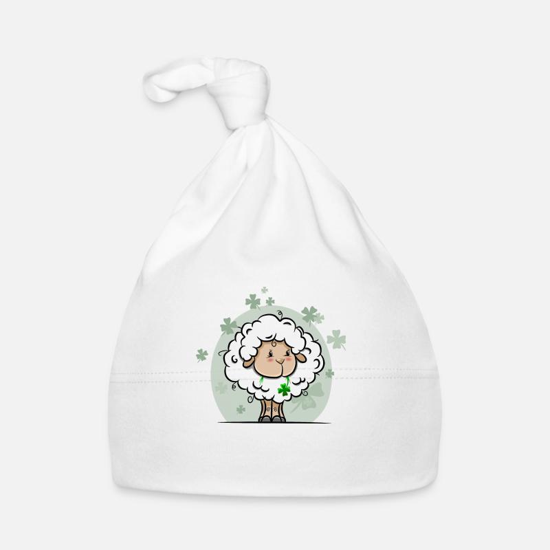 Mouton au trèfle Bonnet bio Bébé