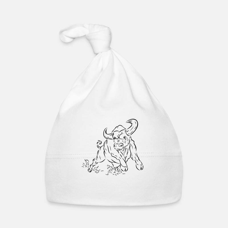 Stier Baby Bio-Mütze