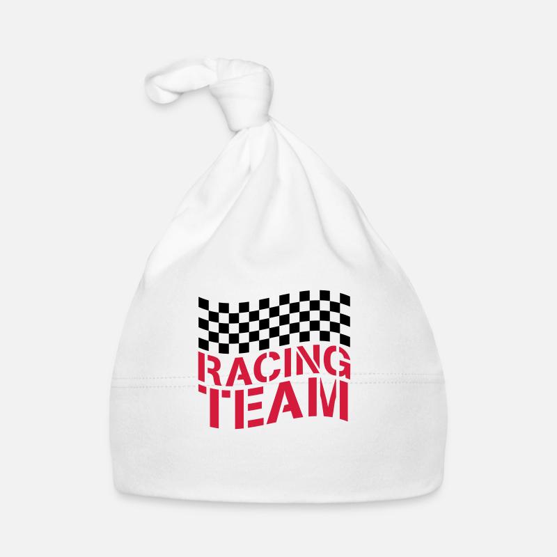 Racing Team Flag Design Baby Bio-Mütze