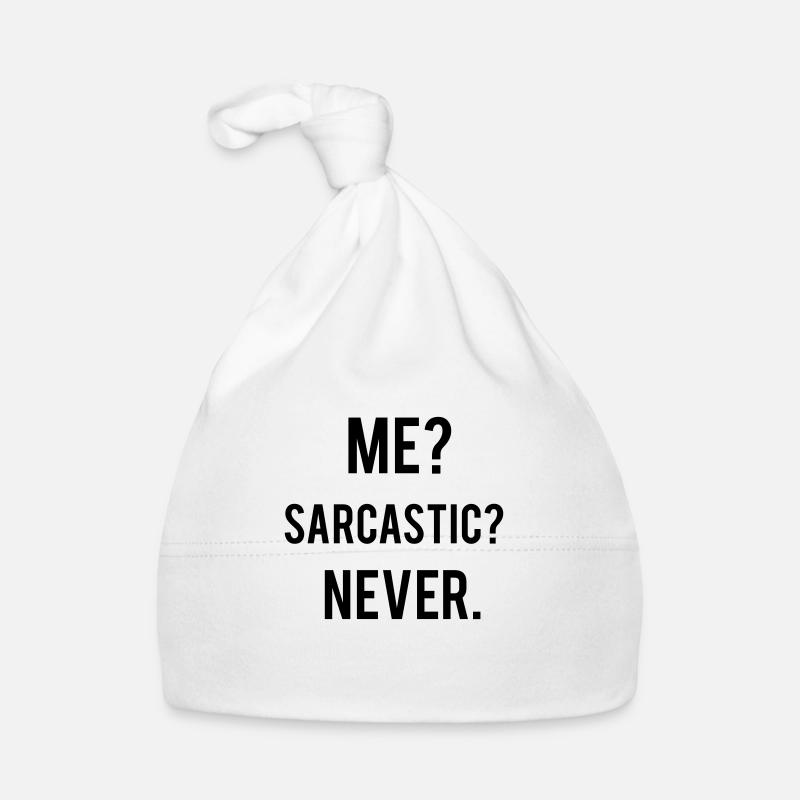 Sarcastic Organic Baby Cap