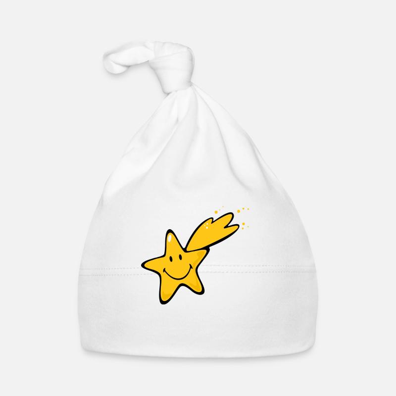 Smiley Shooting Star Bonnet bio Bébé