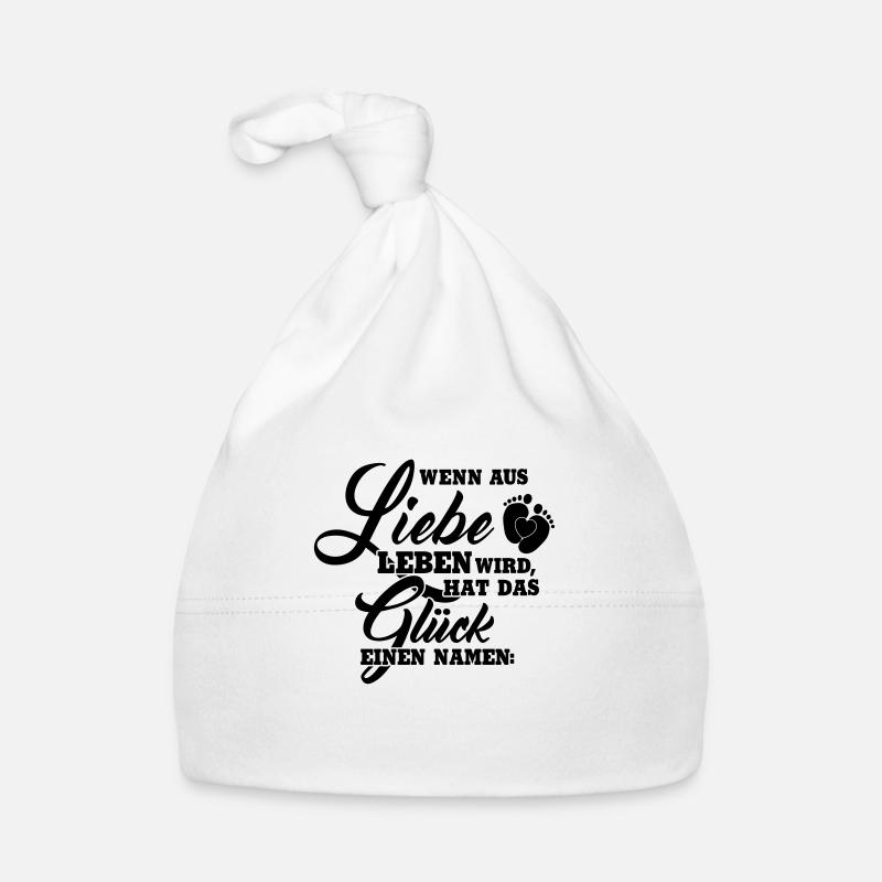 Wenn aus LIebe Leben wird - Dein Baby Name Baby Bio-Mütze