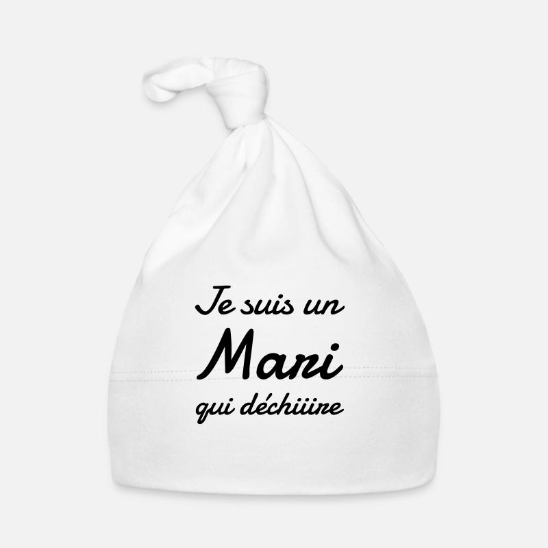 Marriage Wedding Husband Mari Love Mariage Ehemann Organic Baby Cap