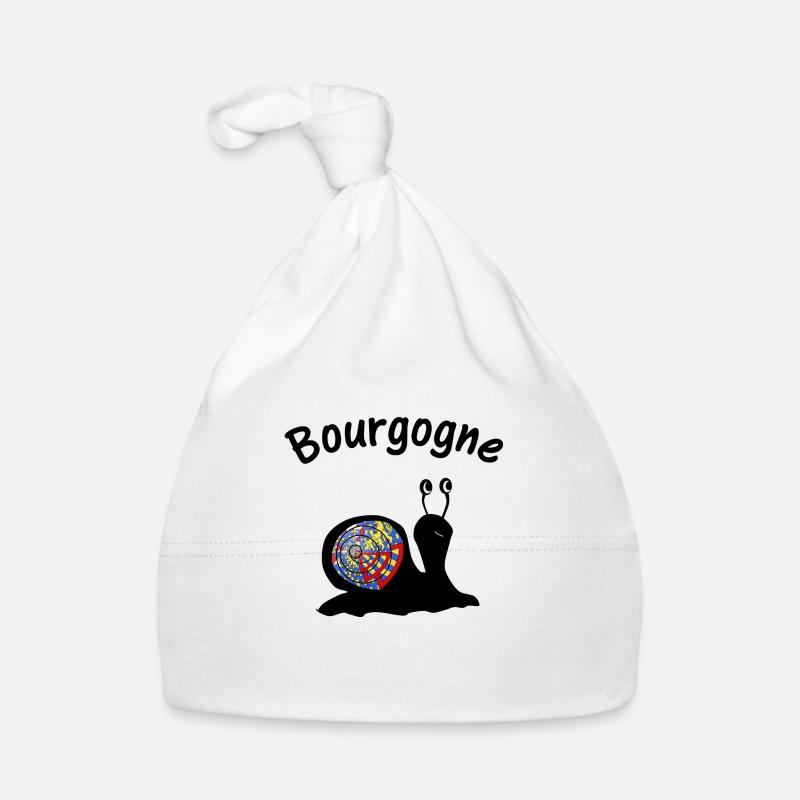 Bourgogne - Bonnet bio Bébé - blanc
