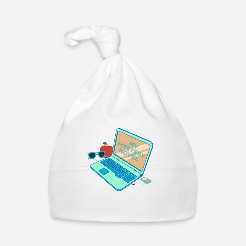 mon roman mystère - Bonnet bio Bébé - blanc