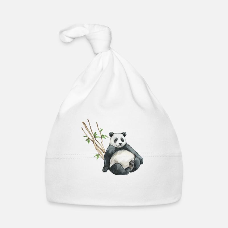 Panda Eucalyptus Organic Baby Cap