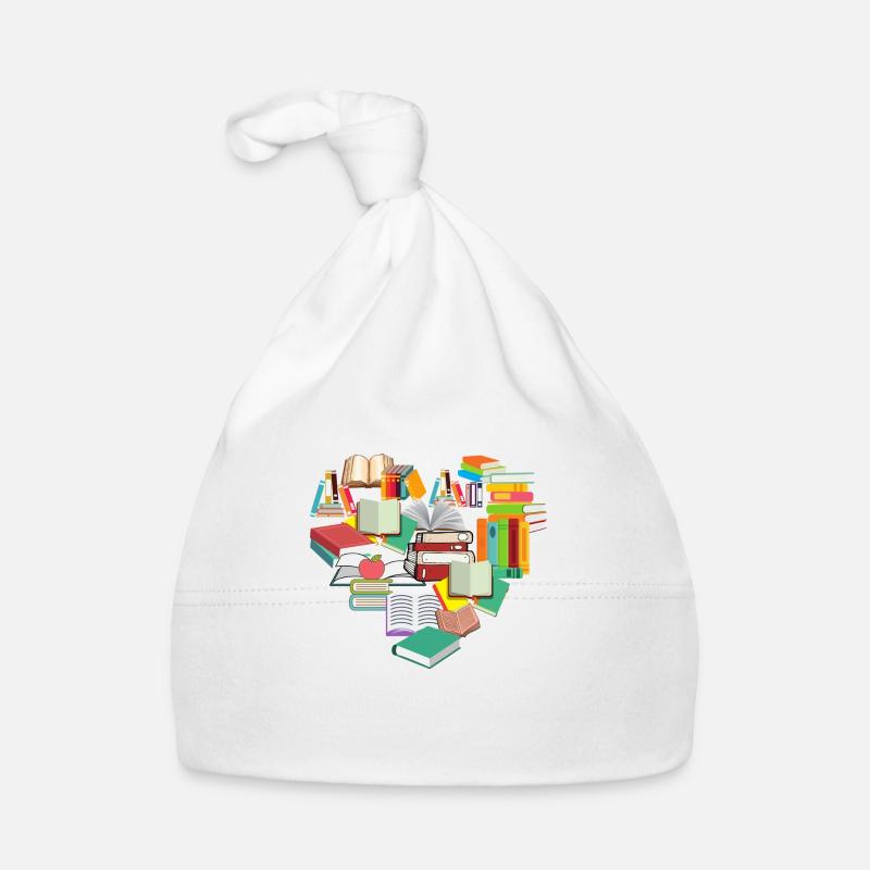 Livres 1 - Bonnet bio Bébé - blanc