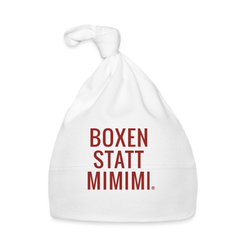 Boxen statt Mimimi® - teegerot - Baby Bio-Mütze