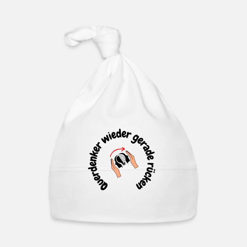 Querdenker wieder gerade rücken Baby Bio-Mütze