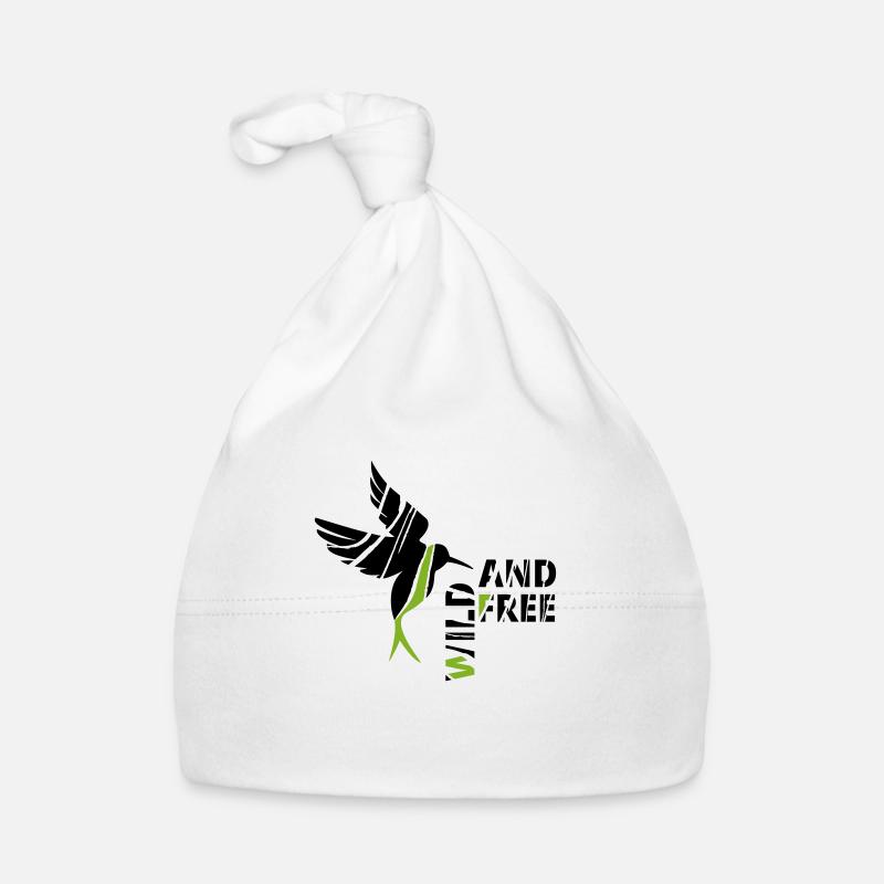 GOWILD Zebravogel - Kolibristyle Baby Bio-Mütze