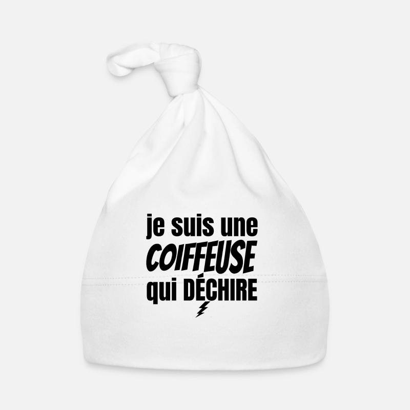 coiffeuse qui déchire Bonnet bio Bébé