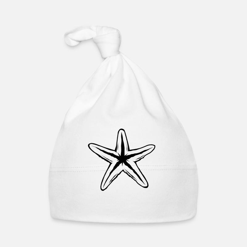 Seestern Baby Bio-Mütze