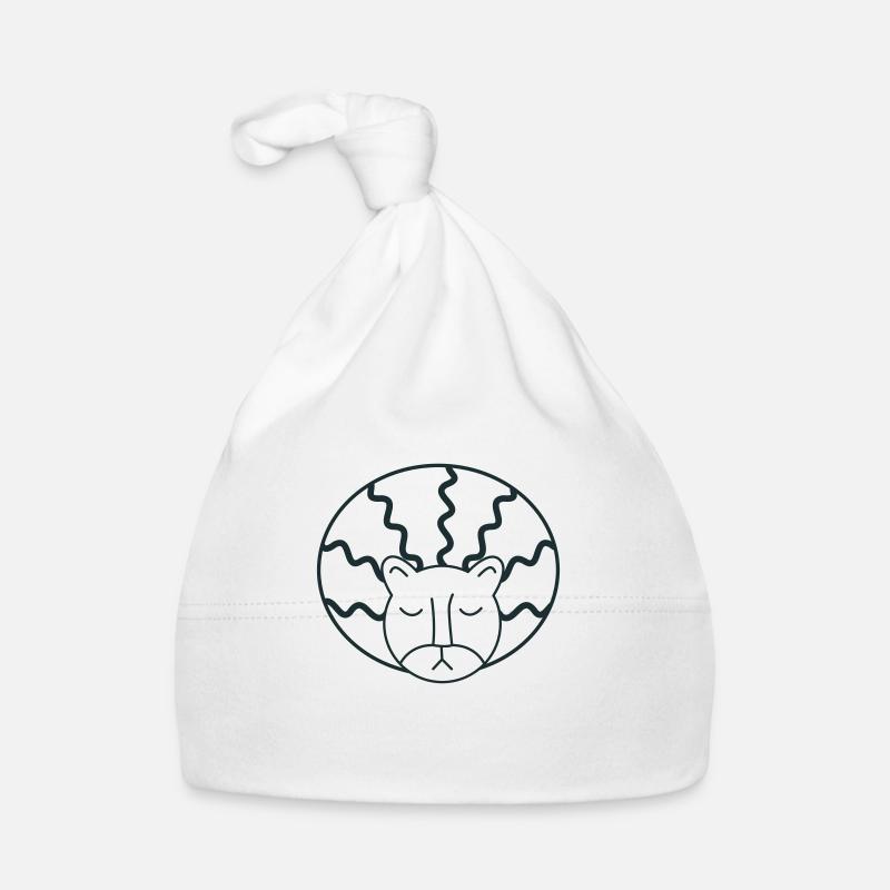 Afro-Löwenkopf Baby Bio-Mütze
