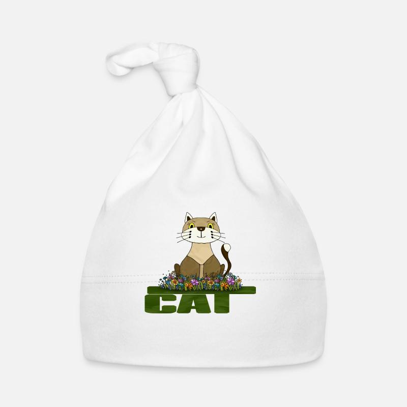 Cat Organic Baby Cap