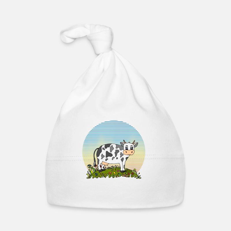Kuh Baby Bio-Mütze