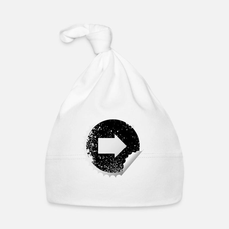 Sticker Pfeil Baby Bio-Mütze