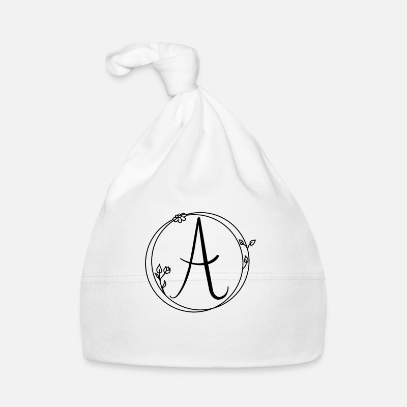Großbuchstabe A Baby Bio-Mütze