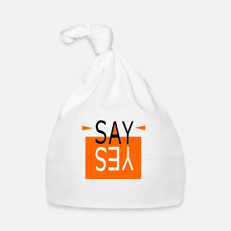DITES OUI orange Bonnet bio Bébé