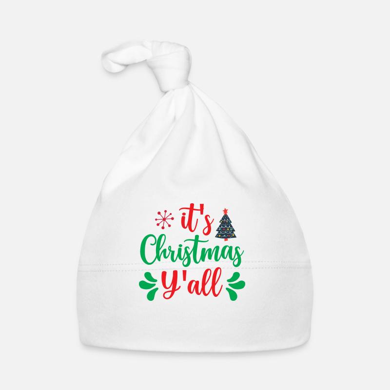 It s christmas y all - humour noël Bonnet bio Bébé