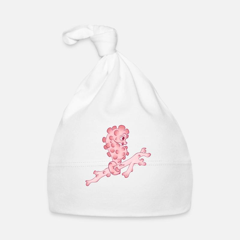 Seepferdchen Baby Bio-Mütze