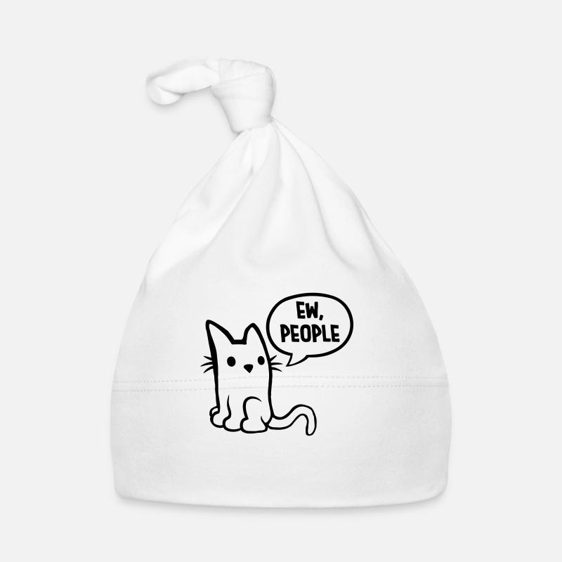 Witz Katze ew people Baby Bio-Mütze