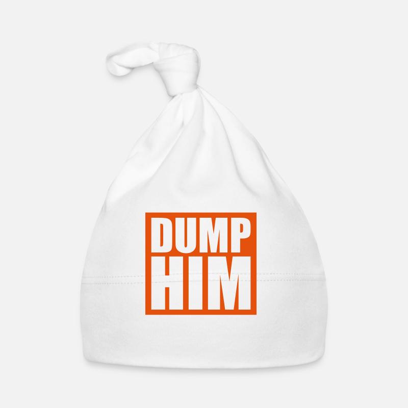 Dump Him Quote Logo Bonnet bio Bébé