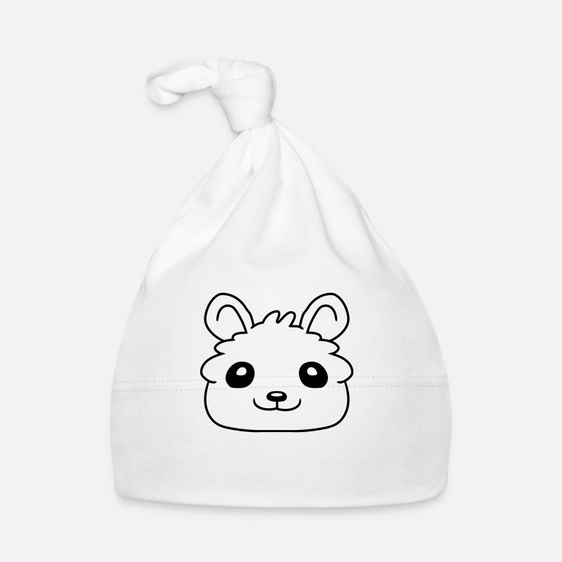 Visage petit cher hamster Bonnet bio Bébé