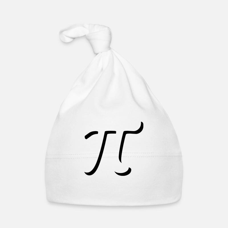 Archimède π - Bonnet bio Bébé - blanc