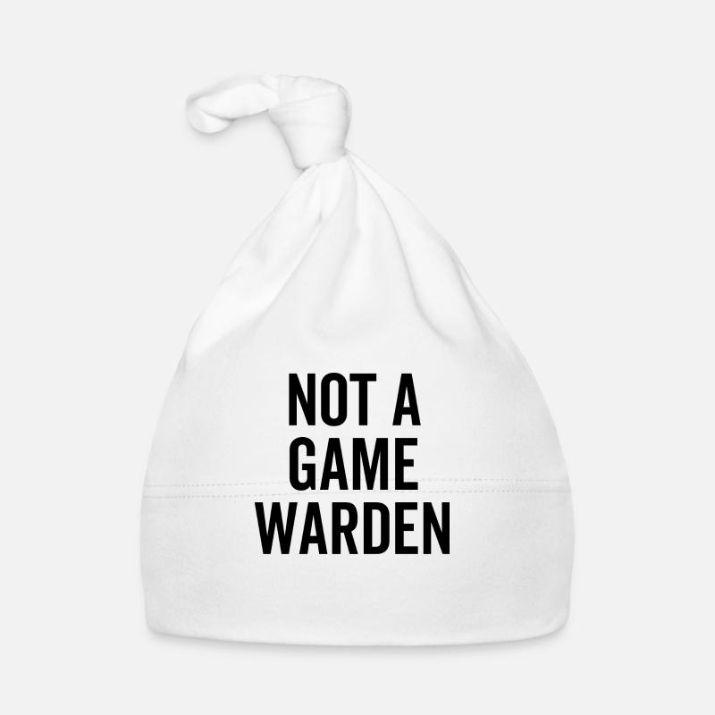 Not a Game Warden Organic Baby Cap