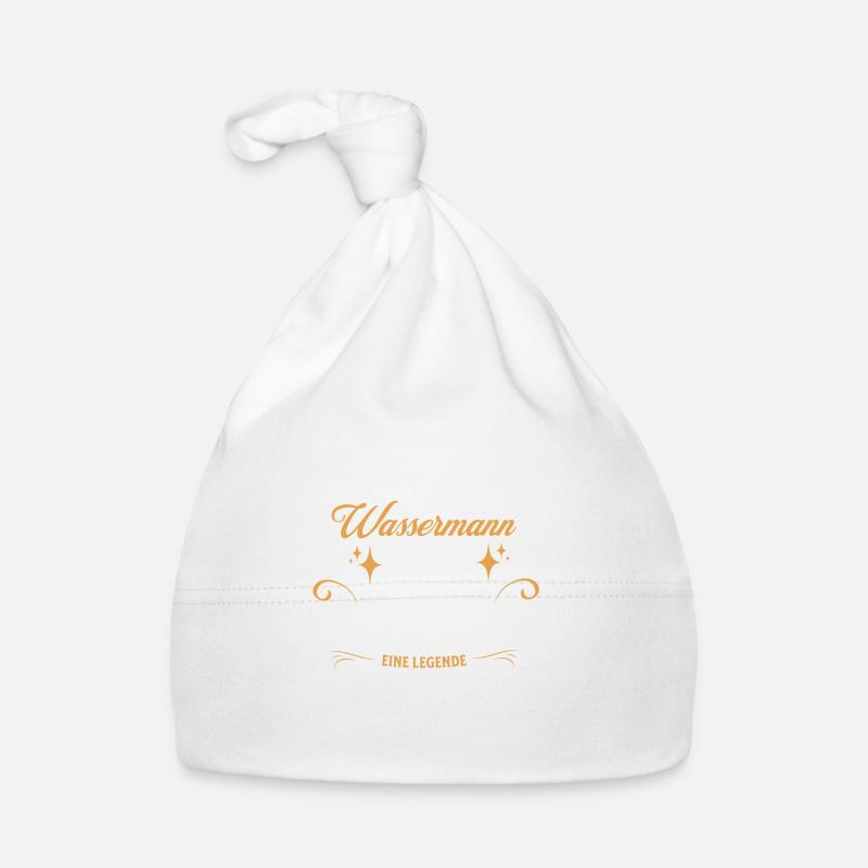Sternzeichen Geschenke Wassermann Spruch Baby Bio-Mütze