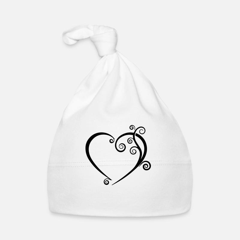 Open Heart - conception créative du cœur Bonnet bio Bébé