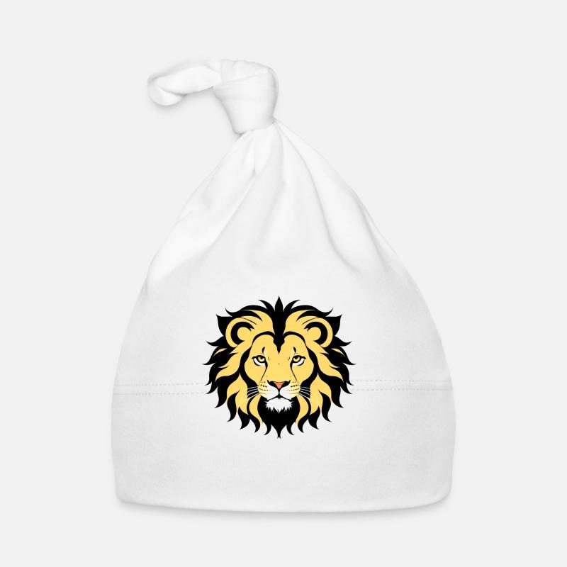 Royal Cartoon Lion Lions Comic 9 Bonnet bio Bébé