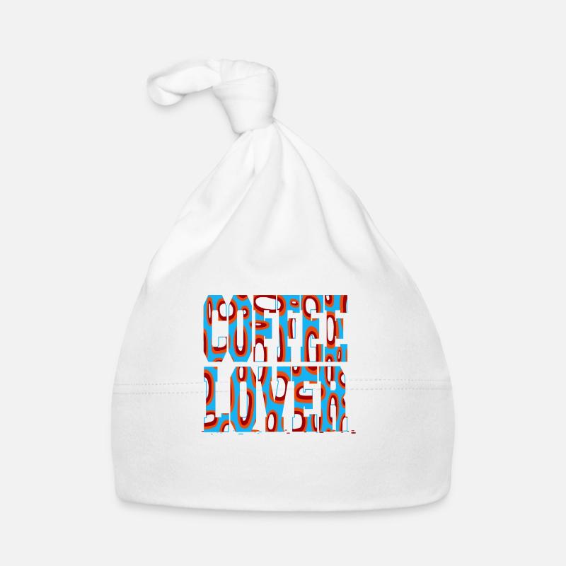 statement drinking tired coffeebean sayings bday Baby Bio-Mütze