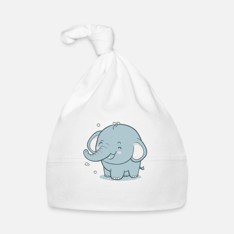 Bébé éléphant Bonnet bio Bébé
