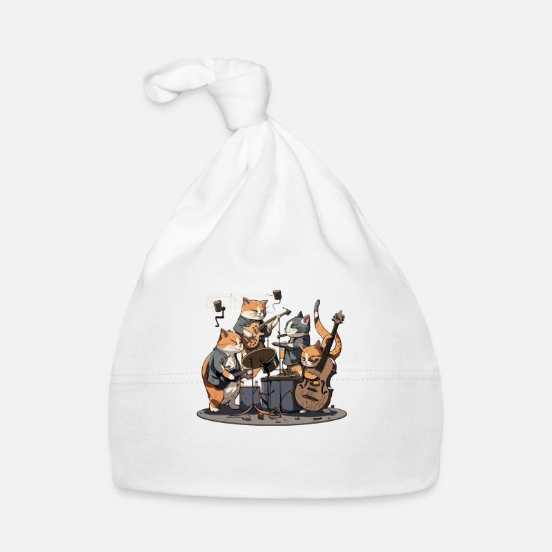 Das Katzenband Baby Bio-Mütze