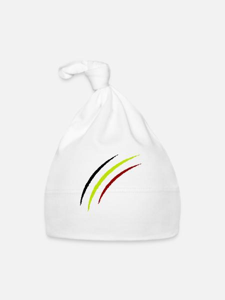Griffes Belgique - Bonnet bio Bébé - blanc - Devant