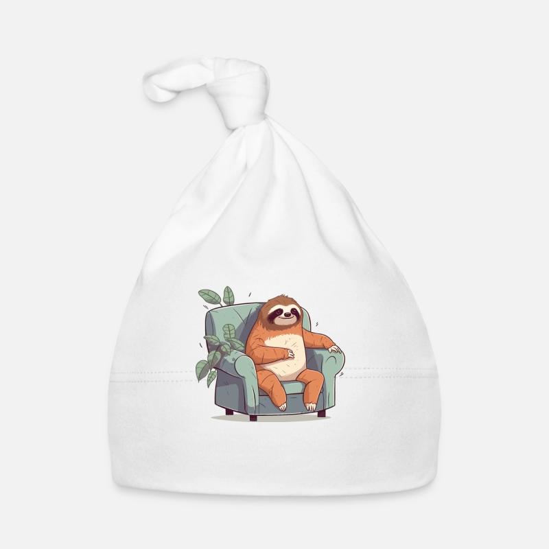 Sloth Organic Baby Cap