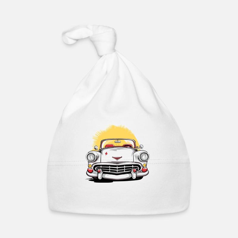 Cabriolet blanc Bonnet bio Bébé