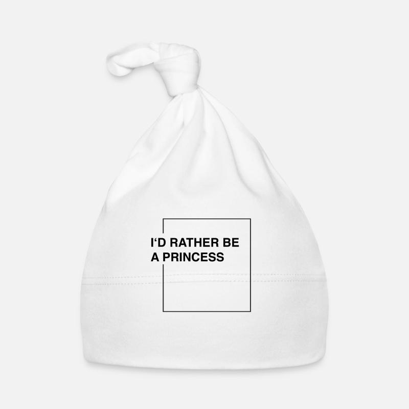 I'd rather be a princess Baby Bio-Mütze