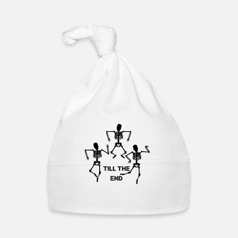Danse Musique de danse - Bonnet bio Bébé - blanc