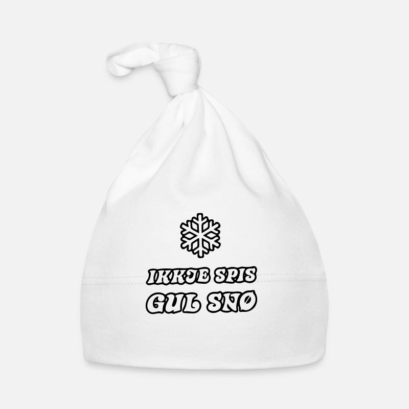 gelber Schnee Baby Bio-Mütze