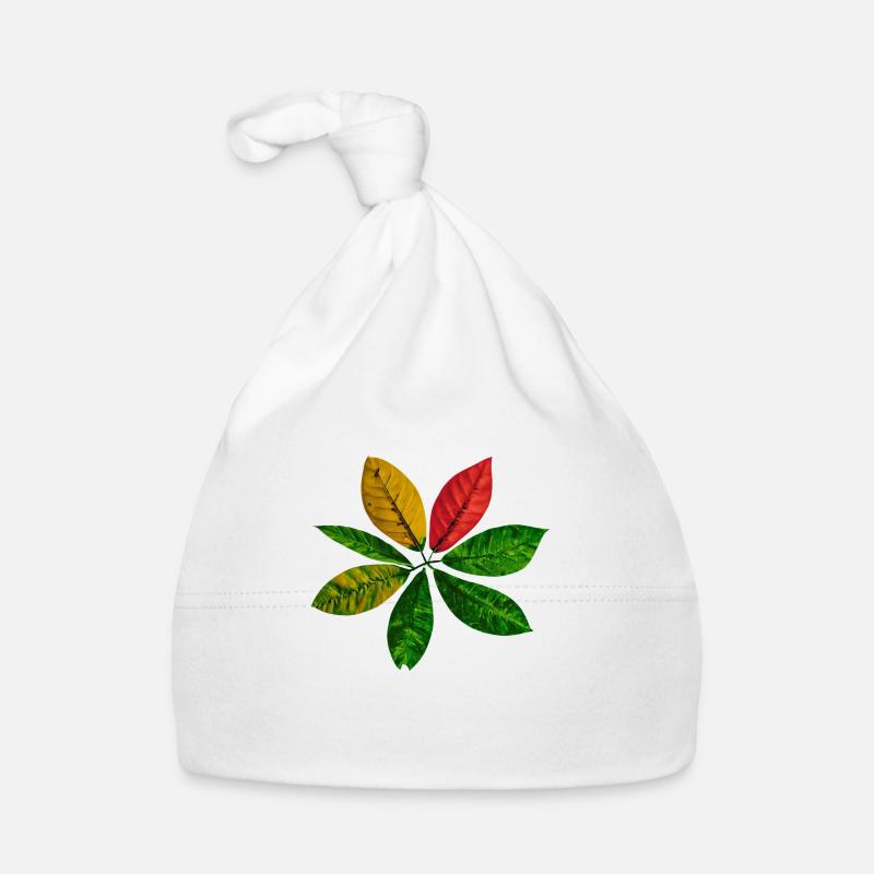 Fleur - Bonnet bio Bébé - blanc