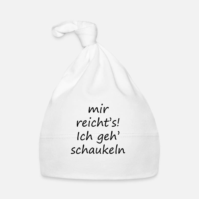 Lustiger Spruch Witzig Humor Geschenkidee Baby Bio-Mütze