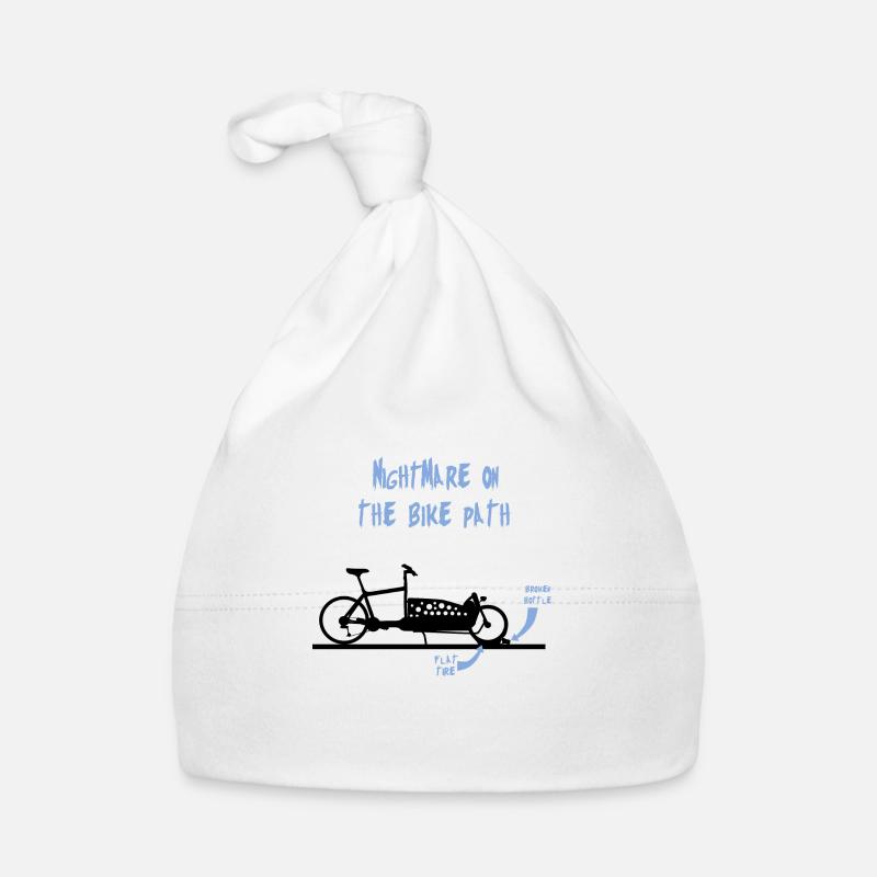 Cauchemar du vélo cargo, vélo cargo, vélo électrique Bonnet bio Bébé