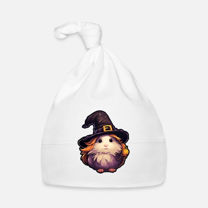 Cochon d’Inde d’Halloween Bonnet bio Bébé
