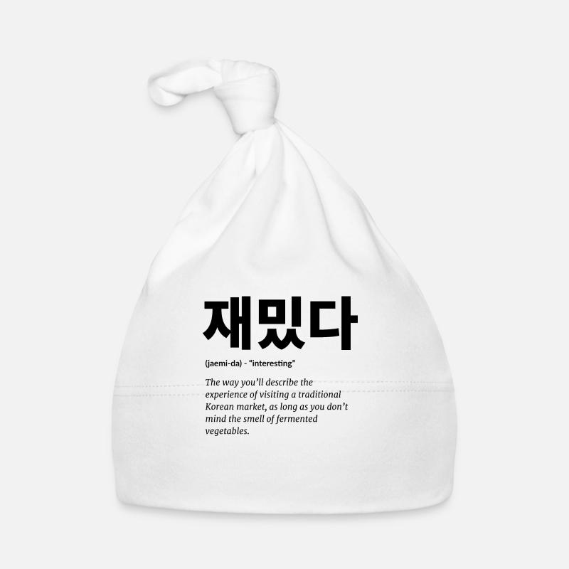 Korean Organic Baby Cap