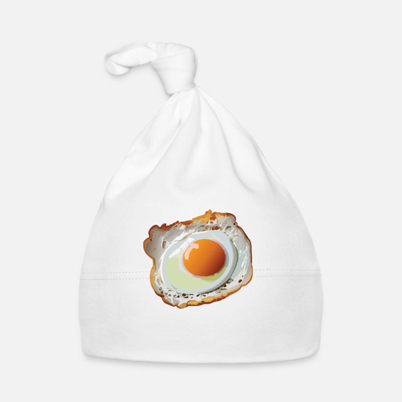Fried egg Organic Baby Cap