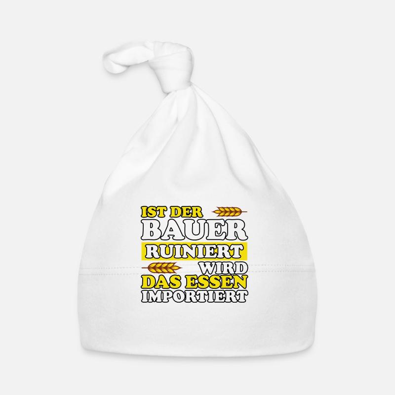 Ist Der Bauer Ruiniert Wird Das Essen Importiert Baby Bio-Mütze