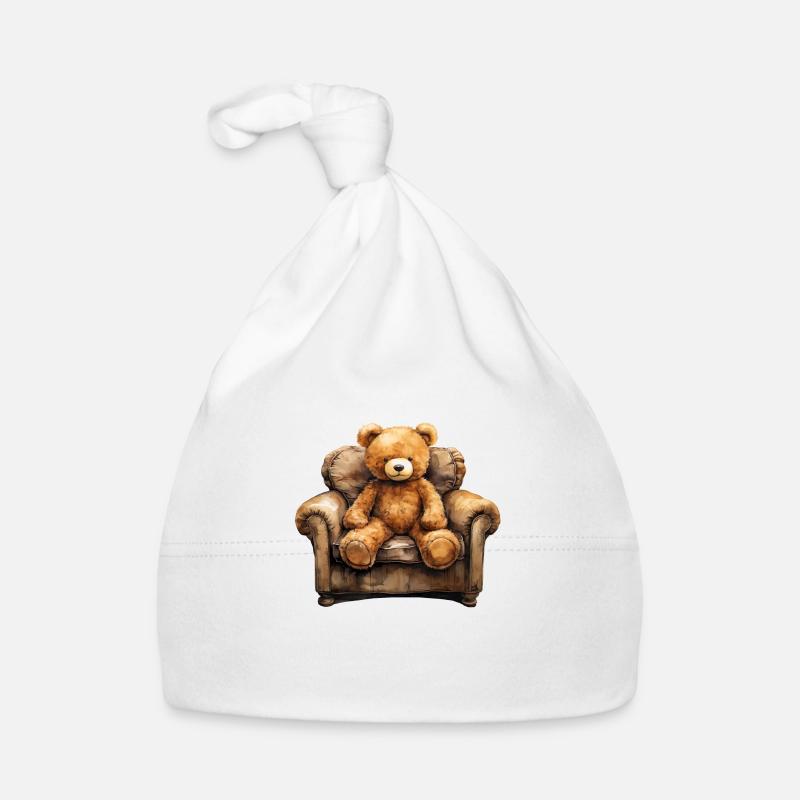 Les ours en peluche sont un rappel de l’enfance Bonnet bio Bébé