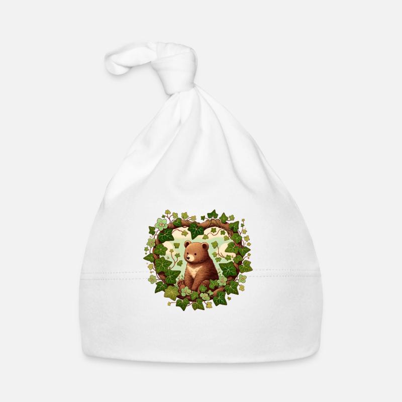 Brown Bear Organic Baby Cap